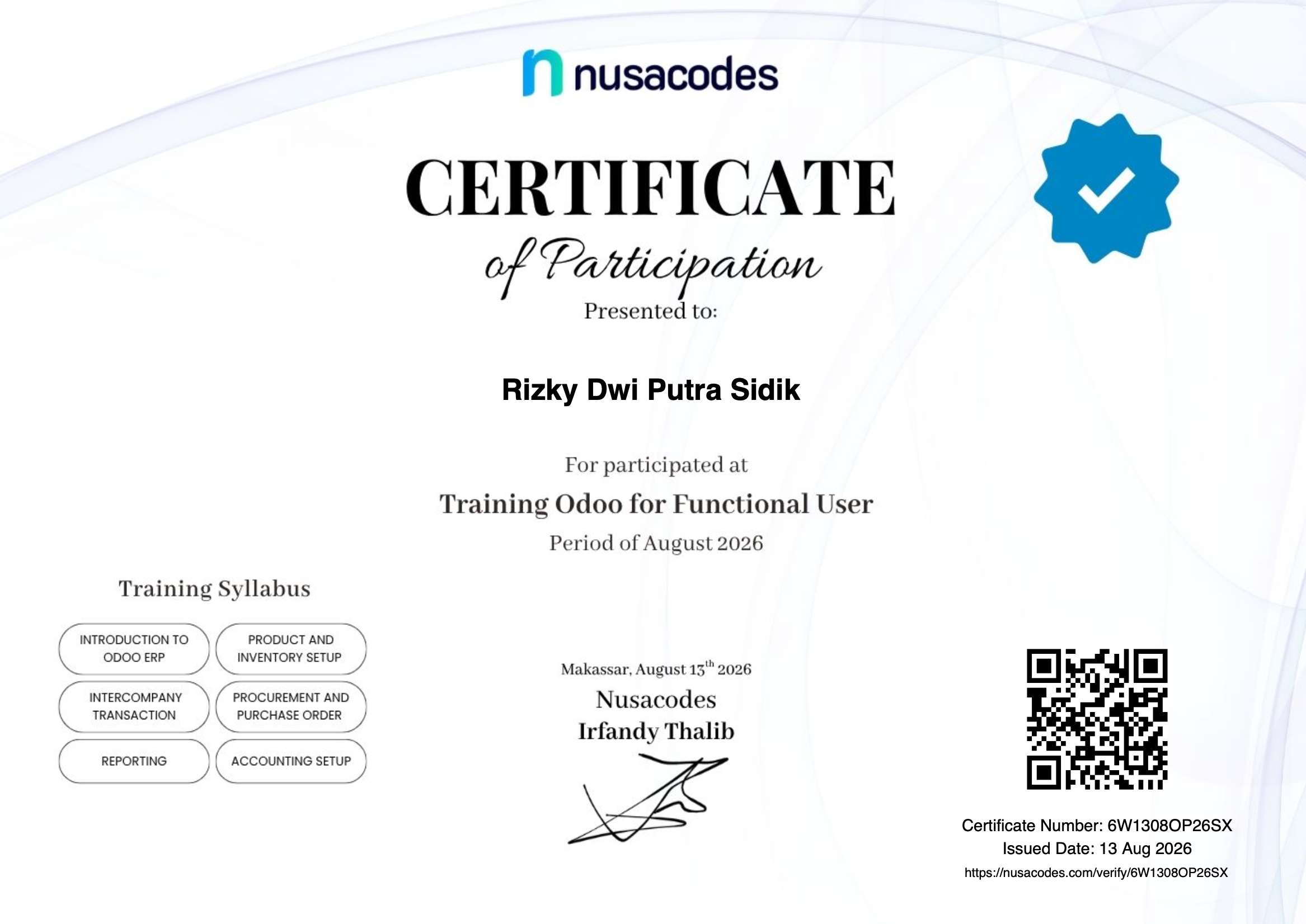 Training Odoo for Functional User