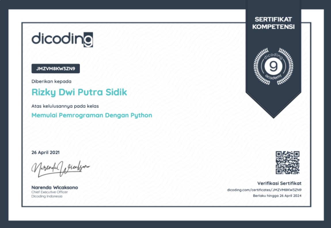 Memulai Pemrograman dengan Python