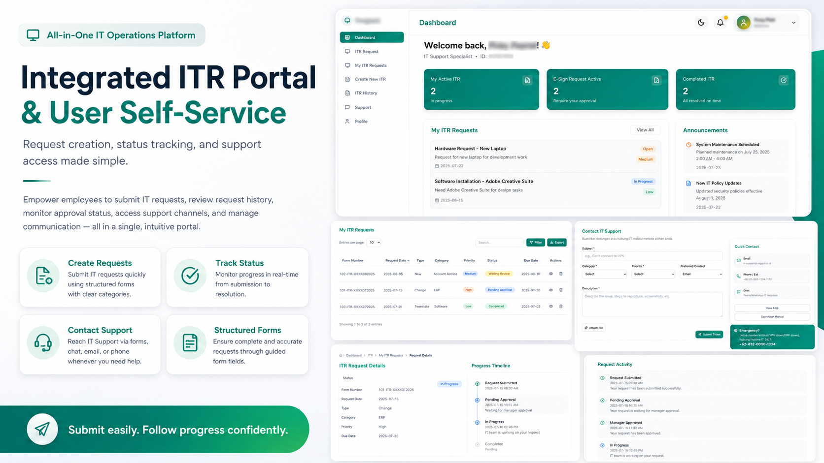 Sistem Monitoring IT Request dan Asset Management gallery image